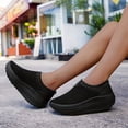 thumbnail image 4 of Willtoo Orthopedic Shoes for Women Slip On Mesh Platform Walking Shoes, Breathable Wedge Arch Support Sneakers, Non-Slip Lightweight Casual Comfort Shoes, 4 of 5