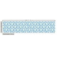 thumbnail image 3 of Ambesonne Aztec Boho Fabric by the Yard Upholstery, Ikat Style Indigenous, 2 Yards, White and Deep Sky Blue, 3 of 5