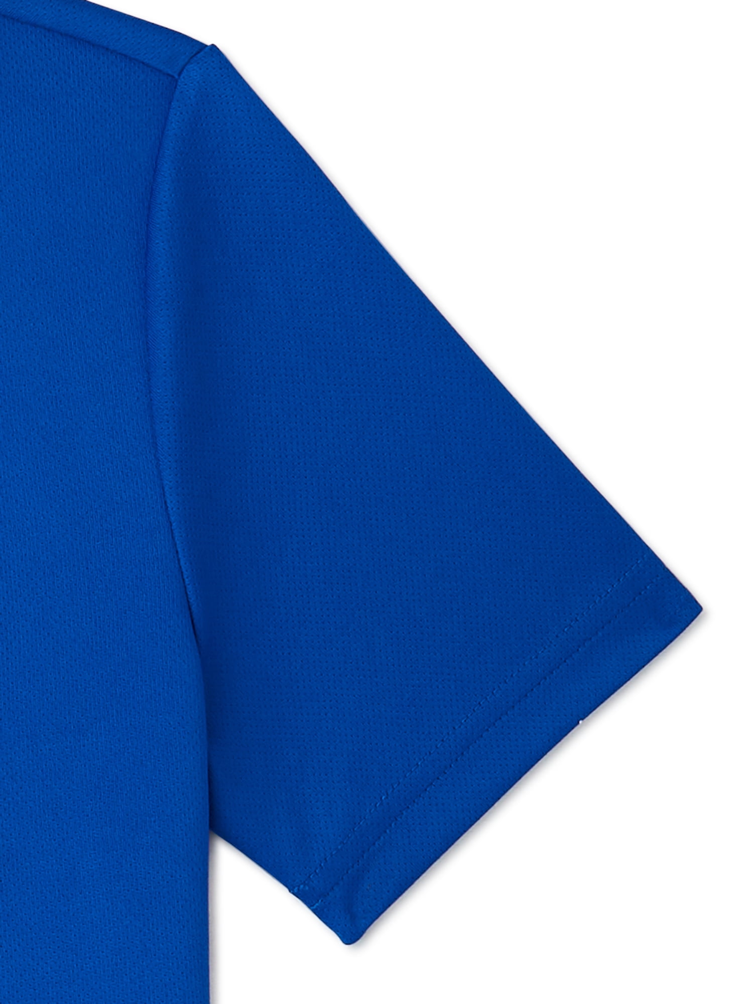 Wonder Nation Boys School Uniform Short Sleeve Performance Polo Shirt, 2-Pack, Sizes 4-18 & Husky