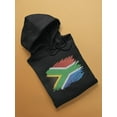 thumbnail image 3 of South Africa Flag Brush Style Hoodie Men -Image by Shutterstock, Male Medium, 3 of 4