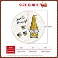 thumbnail image 3 of KLL Gnome Sweet Honey Christmas Tree Skirt 30" ,Party Decorations Farmhouse for Christmas Decorations Holiday Party, 3 of 6