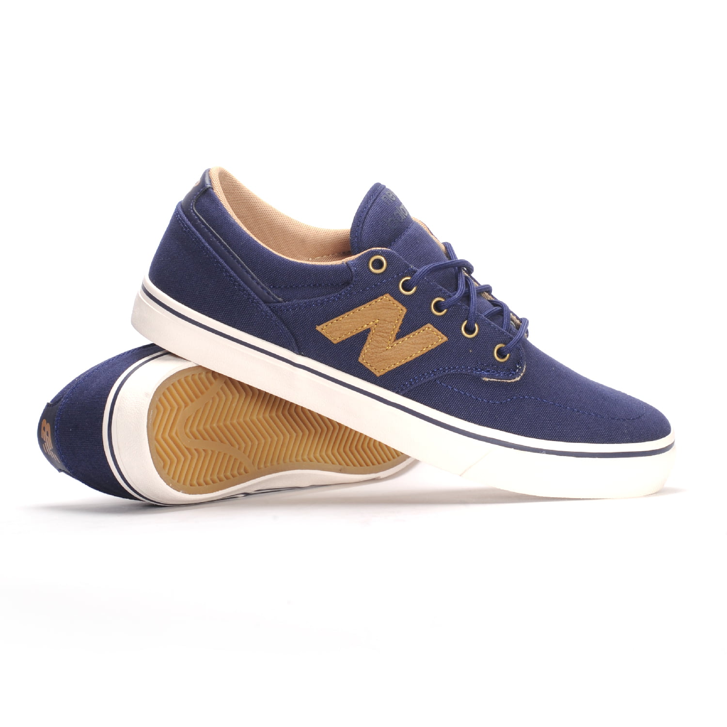 New Balance All Coasts 331 (Navy/Brown) Men's Skate Shoes-10.5