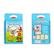 Colorful Water Drawing Book Kids Coloring Book Water Painting Board(Animal)