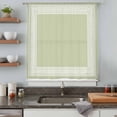 thumbnail image 5 of Sage Green Greek Key Sheer Curtains 84 Inches Long, Geometric Greece Ancient Farmhouse Geo Light Filering Curtains, Breathable Simi Curtain Privacy Drapes for Living Room Bedroom Window Treatment, 5 of 9