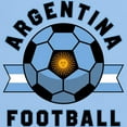 thumbnail image 3 of CafePress - Argentina Football T Shirt - Light T-Shirt - CP, 3 of 4