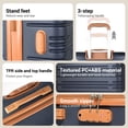 thumbnail image 3 of Smicure Hardside Luggage Sets 6 Piece, Hardshell Suitcase with TSA Lock Spinner Wheel and Travel Duffle Bag.Blue, 3 of 8
