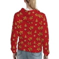 thumbnail image 7 of Haiem Gingerbread Man for Women's Fashion Hoodies & Sweatshirts with Kangaroo Pocket,Hooded Sweatshirt with Eye-catching Drawstrings-Medium, 7 of 7