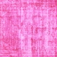 thumbnail image 1 of Ahgly Company Indoor Square Abstract Pink Modern Area Rugs, 6' Square, 1 of 4