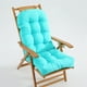 thumbnail image 5 of Cojín reclinable grueso para sillas plegables con soporte de espuma de alta densidad, extra cómodo para largas sesiones, ideal para la oficina en casa o el salón. Aestivo | Azul | AESTIVO, 5 of 7