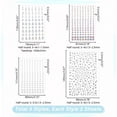 thumbnail image 2 of 8 Sheets Acrylic Rhinestone Self Adhesive Sticker 4 Styles Teardrop Half Round Bling Gems Jewels Stickers for Hair Face Makeup Clothes Scrapbooking, 2 of 8