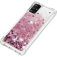 thumbnail image 6 of Compatible with Samsung Galaxy A71 Case Glitter Luxury Cute Love Liquid Quicksand Clear TPU Girls Women Stylish Bumper Shockproof Protective Case for Samsung Galaxy A71 Rose Gold YB, 6 of 12