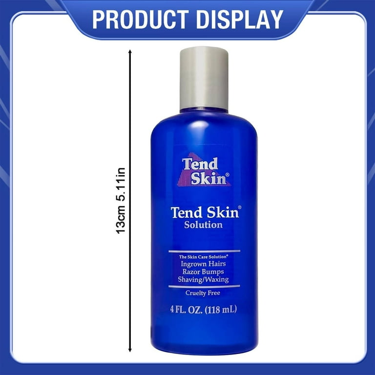 Tend Skin Razor Bump, Ingrown Hair Solution for Unsightly Razor Bumps, Ingrown Hair and Razor Burns, Post Shaving and Waxing Toner for Men and Women, Made in USA, 4 Oz