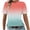 Orange, variant on Summer T-Shirts for Women Trendy Casual Crewneck Graphic Tee Shirts Gradient/Tie-Dye Short Sleeve Tops S-3X (2XL, Purple 01)