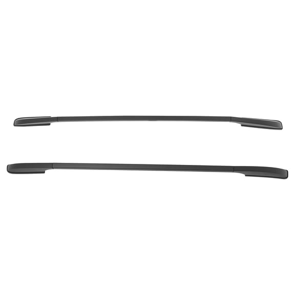 Miumaeov For 2018-2024 Chevrolet Equinox 2pcs Roof Rack Rails Bars Decorative Black Luggage Carrier Cross Bars
