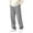 Gray, variant on JTSRKL Corduroy Textured Pants for Men Wide Leg Baggy Elastic Waist Pockets Lightweight Bottoms Casual Bottoms Relaxed Fit Trousers