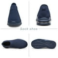 thumbnail image 6 of YHOON Boys Girls Sock Shoes Kids Sneakers School Fitness Tennis Walking Shoes Navy Blue Toddler Size 7.5, 6 of 7