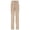 Khaki, variant on YAYUBA School Pants for Girls Elastic Waistband Straight Twill Pants Flat Front Comfortable Stretch Chino Pants Preppy Back To School Kids Clothes Girls, Black