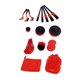 thumbnail image 5 of Kit de herramientas de limpieza de automóviles de 18 piezas Juego de cepillos para taladro para detalles automáticos para ruedas Interior Exterior, 5 of 9