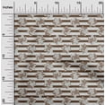 thumbnail image 2 of oneOone Cotton Poplin Brown Fabric Block Sewing Craft Projects Fabric Prints By Yard 56 Inch Wide-CE, 2 of 5