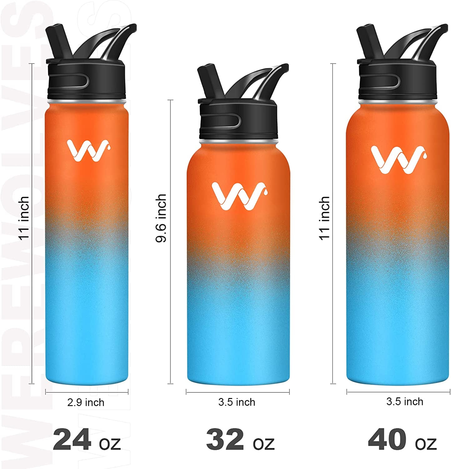 Hydro Flask Termos Kawaii Bottle 18oz 32oz Vsco Gril Water Bottle Wide –  Welch's fitness and gym accessories