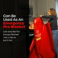thumbnail image 3 of Prepared Hero Flame Shield 1 Pack - Resistant Up To 1100 Degrees - CE Certified - Fire Cape - Fire Cloak - Fireproof Clothing - Fireproof Hooded Cloak - Emergency Fire Blanket For Home, 3 of 7