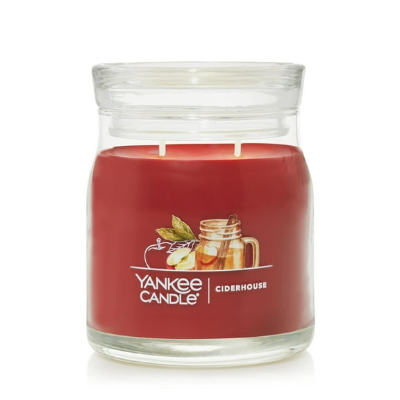 Yankee Candle Signature Medium 2-Wick Candle, Ciderhouse, 13 oz