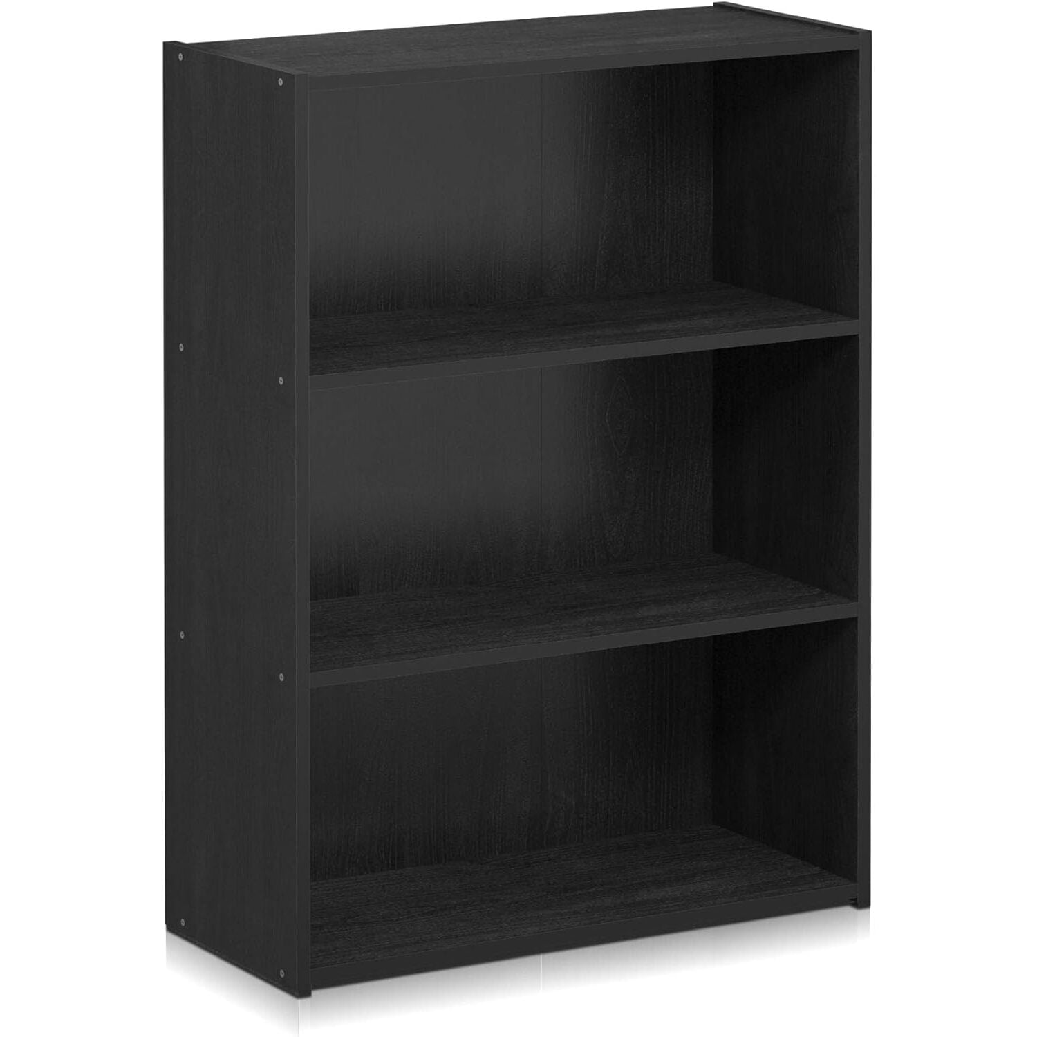 Global Glam Open Shelf Bookcase Medium Density Composite Wood Adjustable Scratch-Resistant Shelves