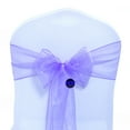 thumbnail image 6 of mds Pack of 200 Organza Chair Sash Bow Sashes for Wedding Decoration -Lavander, 6 of 6