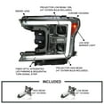 thumbnail image 3 of Spec-D Tuning Smoke Sequential Switchback Projector Headlights w/ LED Light Bar Compatible with 2018-2020 Ford F-150, Left + Right Pair Headlamps Assembly, 3 of 7