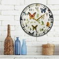 thumbnail image 2 of Butterfly Organism Wall Clock Silent Non-Ticking Round 12 Inch Quartz Battery Operated Wall Clock for Kitchen,Bedroom,School,Living Room Home Decor, 2 of 7
