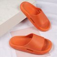 thumbnail image 1 of kpoplk Toddler Little Kids Slide Sandals Dinosaur Beach Pool Shower Slides Anti-Slip Home Bath Slippers Cute Summer Outdoor Shoes(Orange,24), 1 of 3