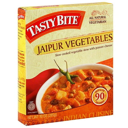 Tasty Bite Jaipur Vegetables Entree, 10 oz, (Pack of