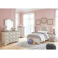 thumbnail image 2 of Ashley Realyn 1 Drawer Nightstand in Chipped White and Brown, 2 of 9