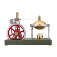 thumbnail image 6 of SE-02 All Metal Reversible Horizontal Steam Engine & Boiler Kit with Street Lamp, DIY Model for STEM Education, Vintage Industrial Display & Steam Enthusiasts, 6 of 9