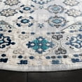 thumbnail image 5 of SAFAVIEH Aria Kristal Oriental Area Rug, Grey/Cream, 6'7" x 6'7" Round, 5 of 9