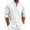 White, variant on XUNKUSGA Long Sleeve Shirts for Men Regular Fit Soft Cotton Linen Mandarin Collar Button Down Dress Shirt Classic Striped Business Casual Mens Shirts with Pocket Black S