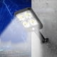 thumbnail image 5 of Luces solares para exteriores, farolas solares para exteriores, luces de estacionamiento solares con control remoto, sensor de movimiento inalámbrico, luz de pared de seguridad solar con 3 modos para, 5 of 8