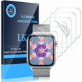 thumbnail image 1 of wonima44 LK [6 Pack] Screen Protector for Apple Watch 40mm SE/Series 4/5/6 and Apple Watch 38mm Series 3/2/1- Bubble-Free Scratch-resistant iWatch 38mm/40mm Flexible TPU Clear Film (UF-001), 1 of 1