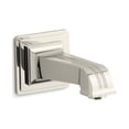 thumbnail image 3 of KOHLER K-13139-B Pinstripe wall-mount 6-7/8" non-diverter bath spout, 3 of 3