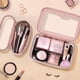thumbnail image 2 of Bolsa de maquillaje Soimeat Travel Clear con bolsa para brochas de maquillaje, color rosa, 2 of 8