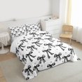thumbnail image 3 of Castle Fairy Kawaii Ribbon Bow Boy Girl Full Size 3 Piece Comforter Set, Dreamy Princess Bedding, Polka Dots Bedding, 3 of 8