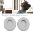 thumbnail image 3 of Coussinets d'Oreille de Remplacement pour Life Q20 Q20 BT, Coussinets Ronds Épaissis en Cuir Protéiné de Qualité Supérieure, Coussins Universels Doux à Réduction de Bruit pour Écouteurs, 3 of 8