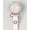 Pink, variant on Polka Dot Ribbon Quilted Crystal Pacifier Clip