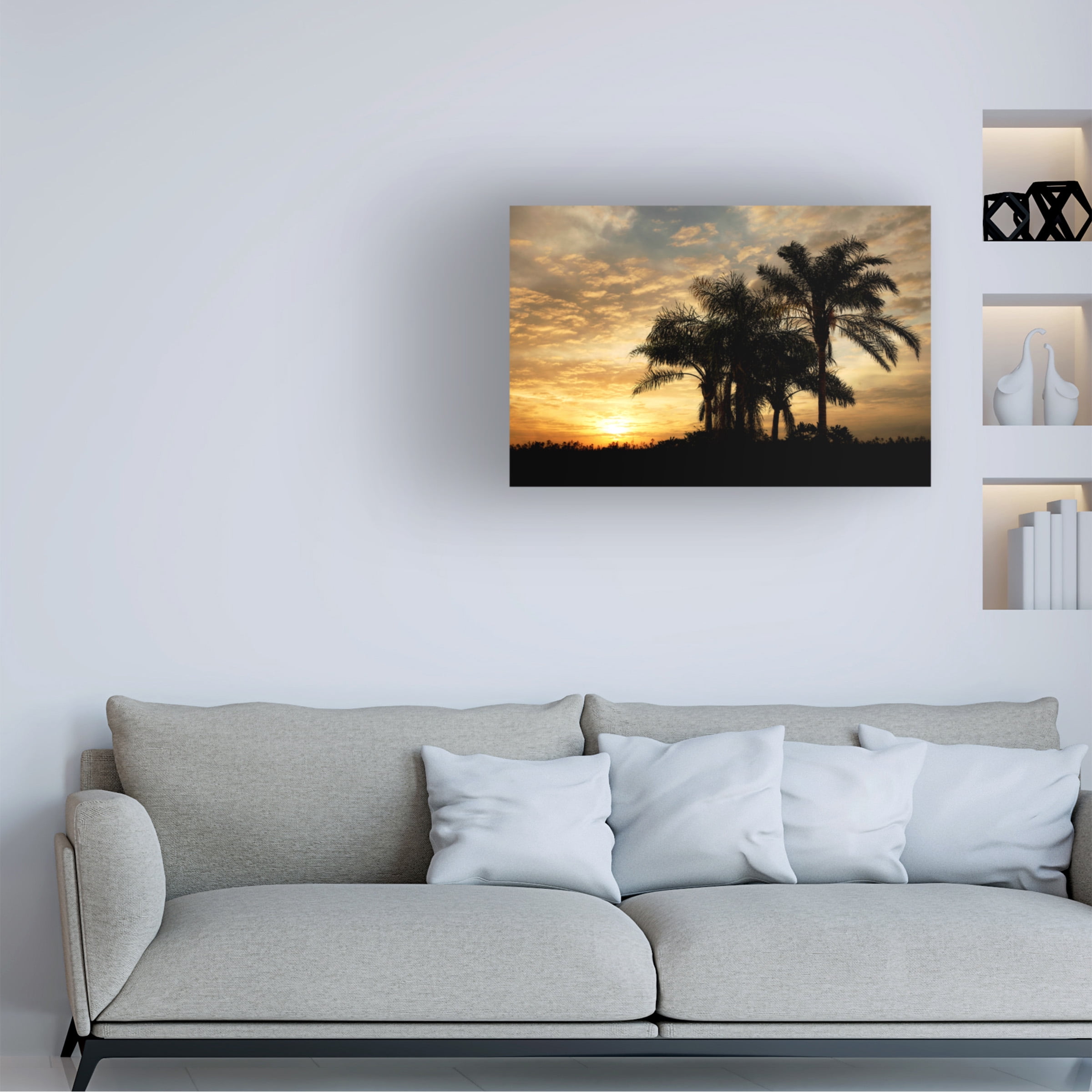 Trademark Fine Art 'Everglades Sunrise' Canvas Art by Mike Jones Photo