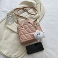 thumbnail image 5 of Bolso de mano bordado para mujer Bolso de mano minimalista de moda Estilo minimalista, 5 of 5