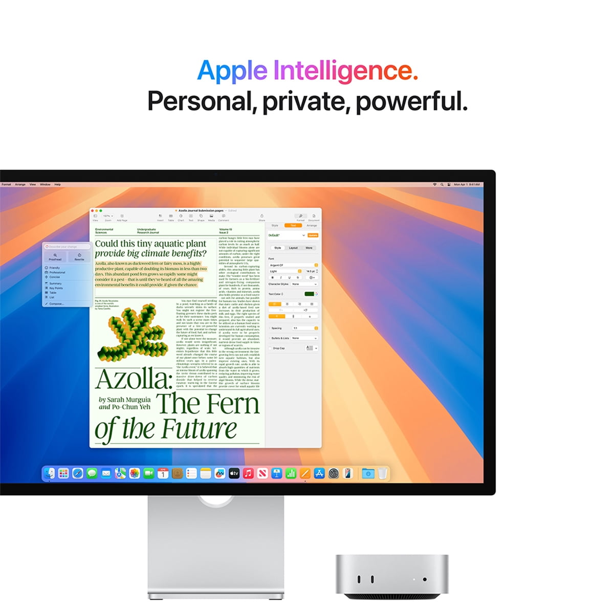 Apple Mac Mini CTO with M4 Pro chip with 14 core CPU, 20 core GPU,48GB Memory, 1TB SSD Gigabit Ethernet