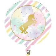 Sparkle Unicorn Mylar Balloons, 3 Count