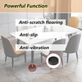 thumbnail image 2 of 4Pcs Round Rubber Furniture Caster Cups, black, 2 of 5