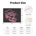 thumbnail image 2 of Kdxio Skull and Snake Art Pattern Canvas Wall Art for Living Room Wall Decor for Bedroom Bathroom Modern Framed Canvas Art Prints Ready to Hang,Horizontal, 2 of 6