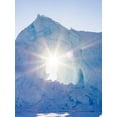 thumbnail image 2 of Zwick, Martin 12x14 Black Ornate Wood Framed with Double Matting Museum Art Print Titled - Iceberg frozen into the sea ice of the Uummannaq fjord system during winter-Greenland-Danish Territ, 2 of 4